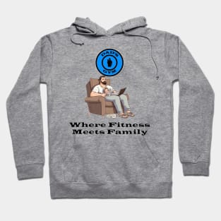 Dads Gym Work Life Baby Time Hoodie